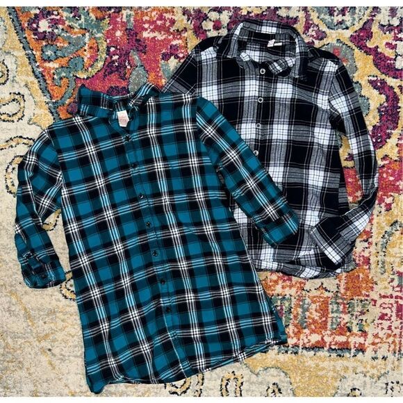 Girls’ Button-up Bundle (Set of Two) - Picture 1 of 3
